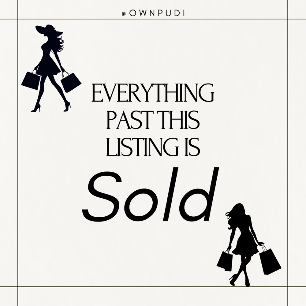 SOLD PAST HERE